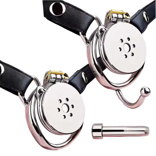 Eternal Sovereign Premium Chastity Cage + Catheter