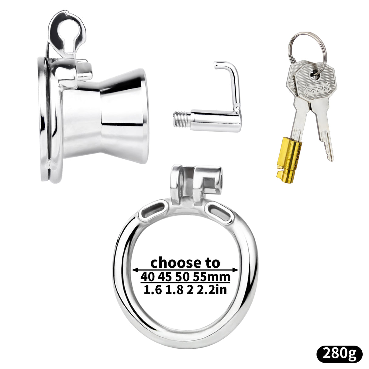 Lotus Lockdown PA Piercing Chastity Cage