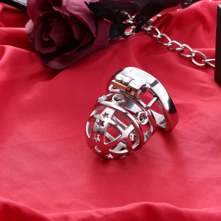 Starspike Stainless Steel Chastity Cage