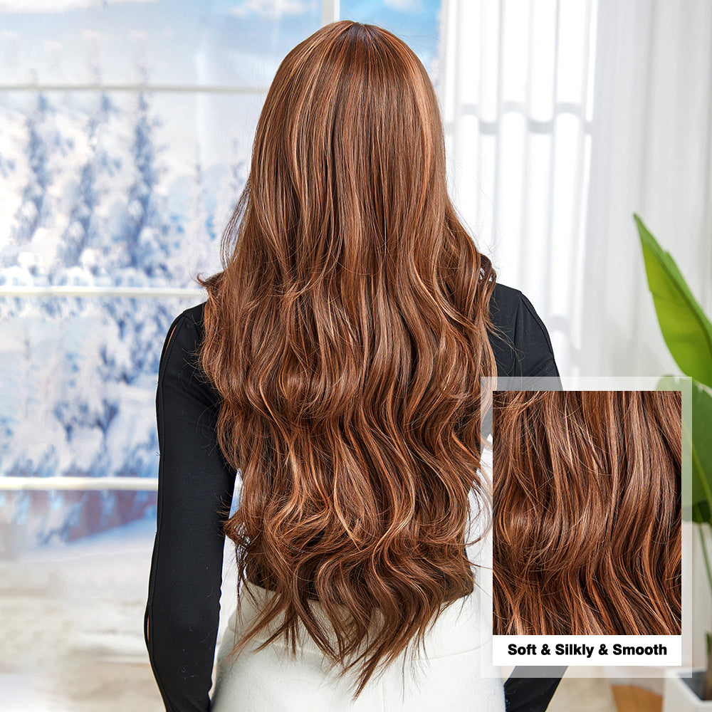 Bronzed Flow Synthetic Wig