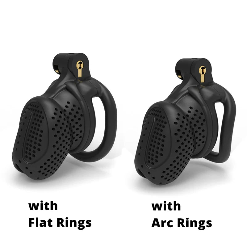 F002 Bee-hive Design Breathable Chastity Cage