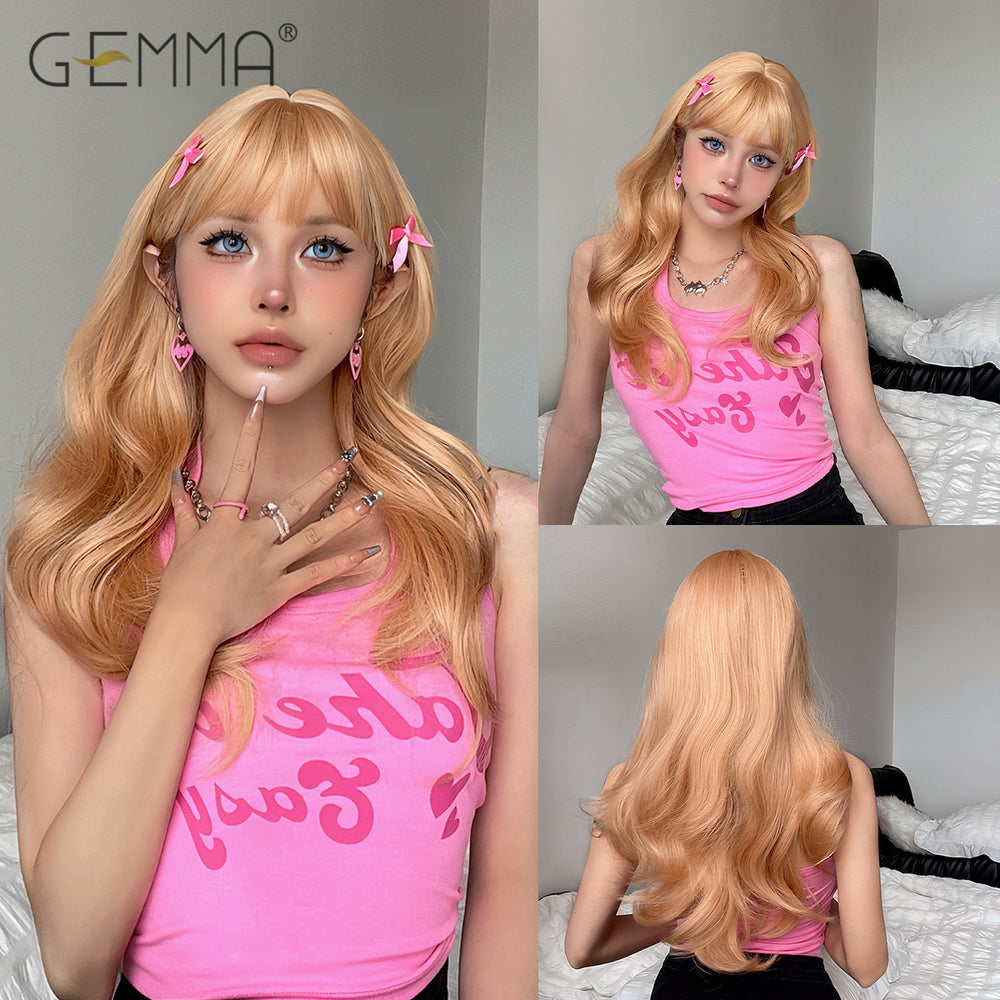 Strawberry Sweetheart Synthetic Wig