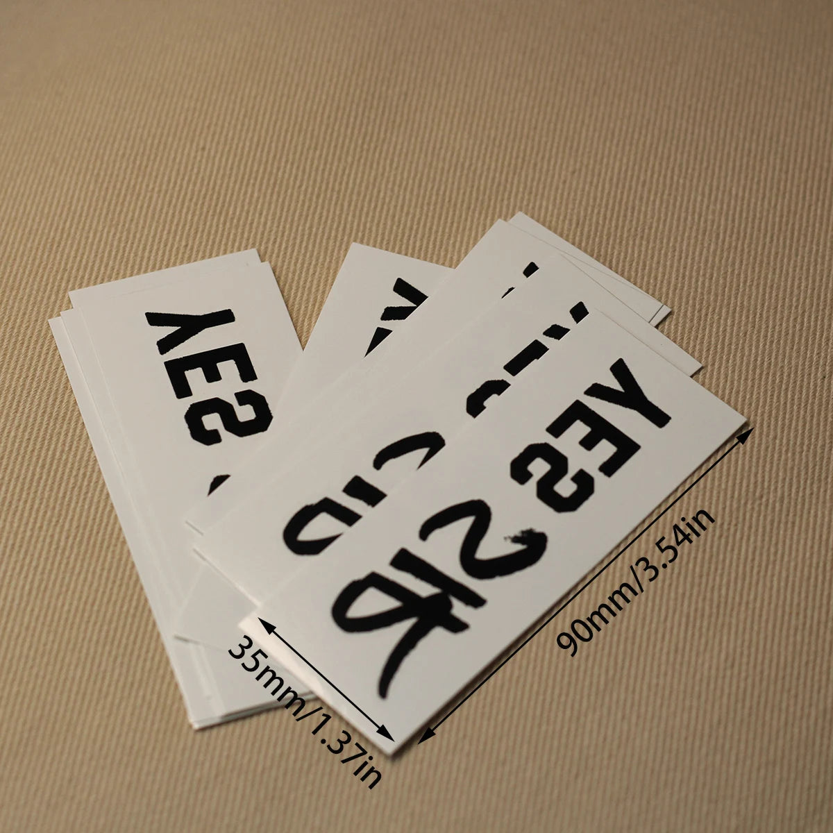 "Yes Sir" Temporary Tattoo