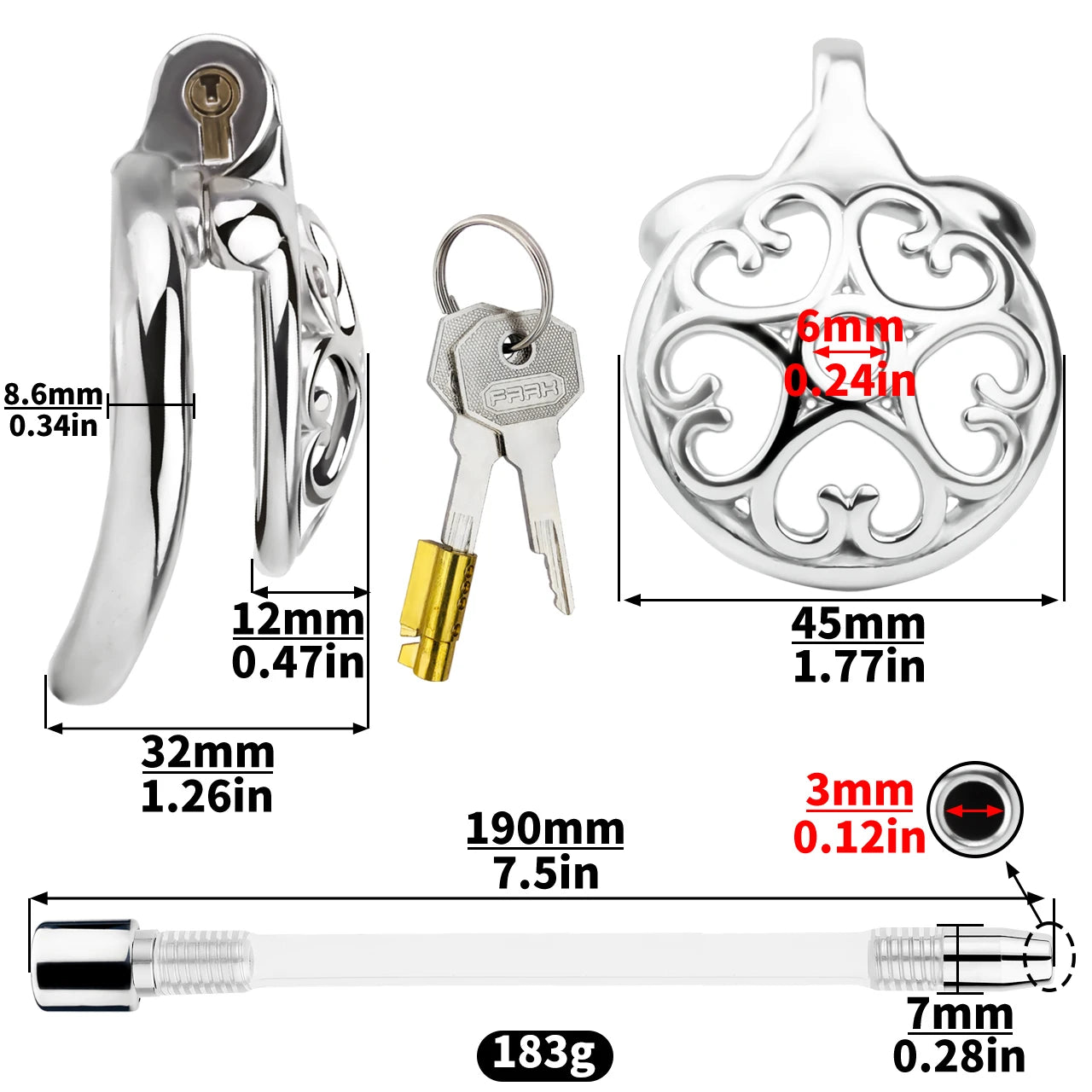 Locked In Love Premium Chastity Cage