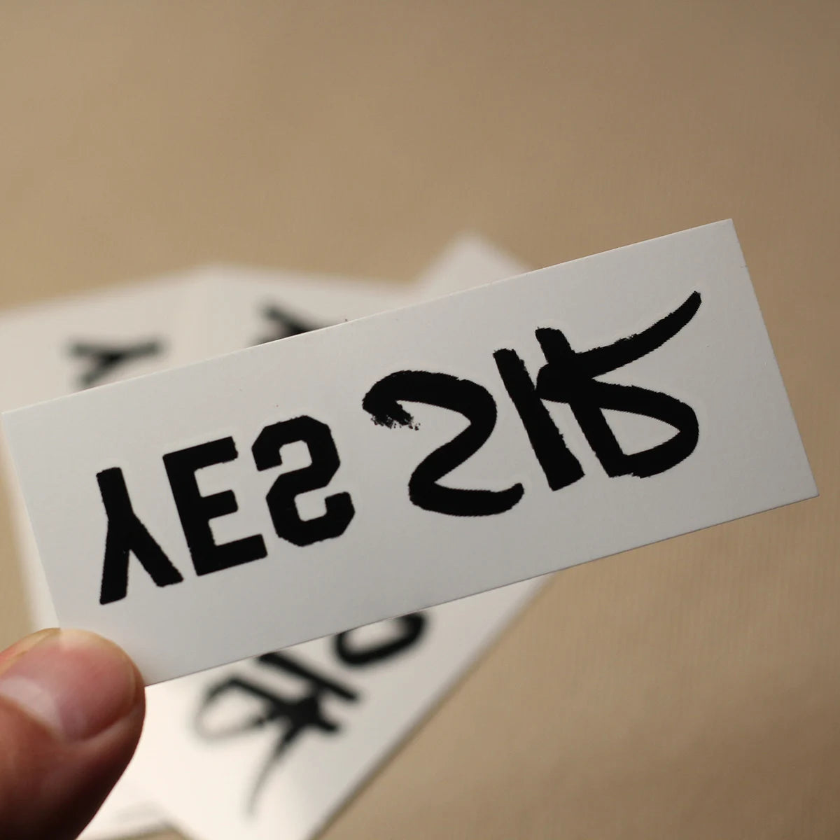 "Yes Sir" Temporary Tattoo