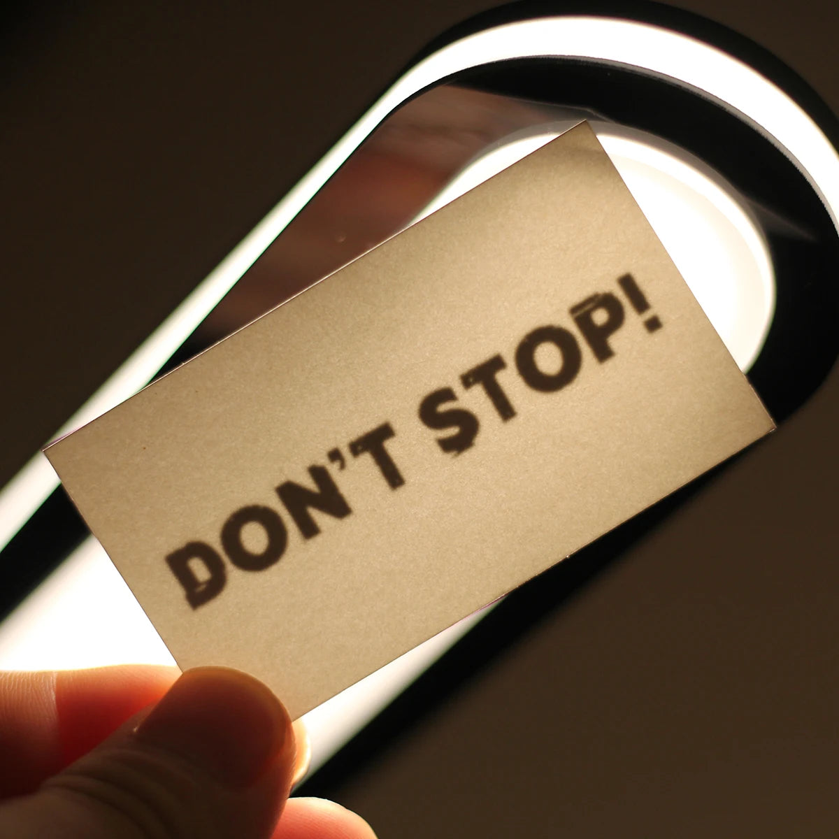 "Don't Stop" Temporary Tattoo