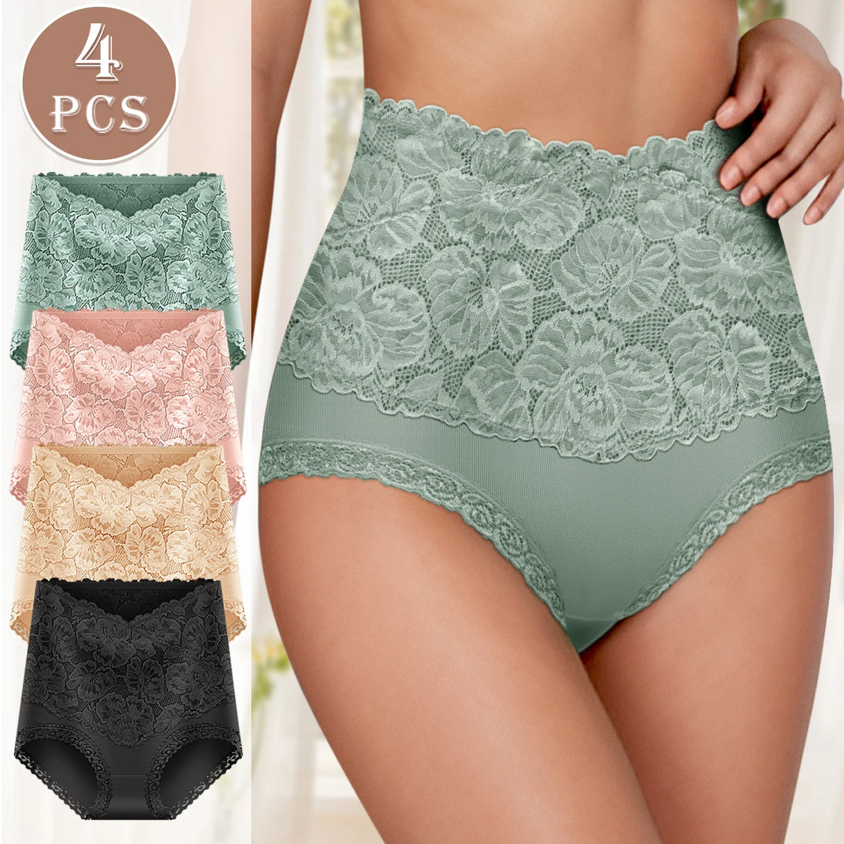 Pretty Petal Panties 4pk