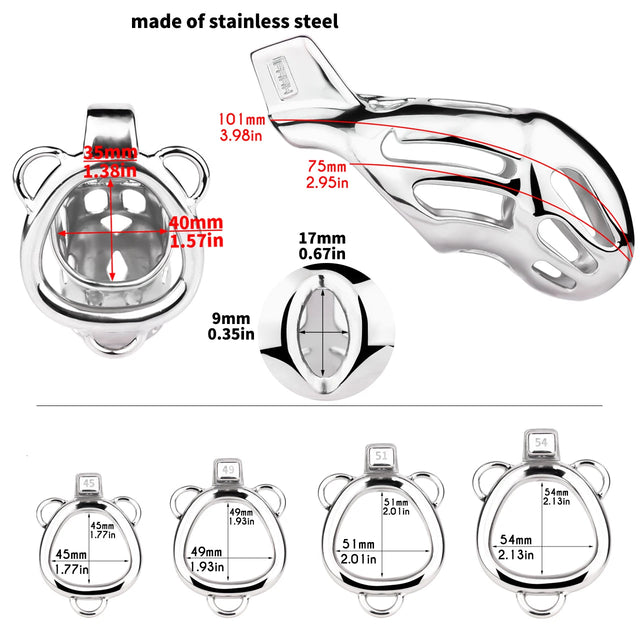 Celestial Cradle Premium Chastity Cage - Large