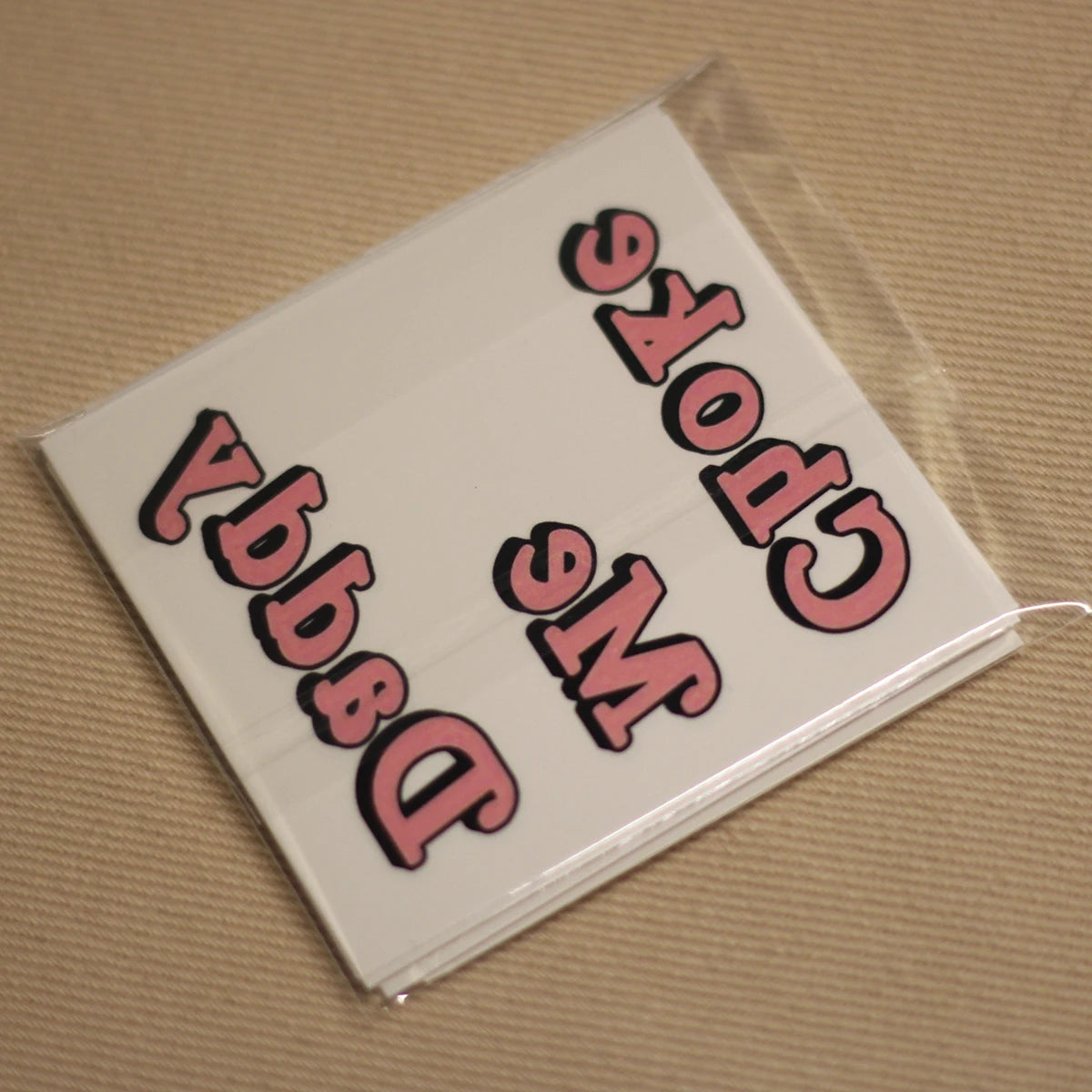 "Choke Me Daddy" Temporary Tattoo