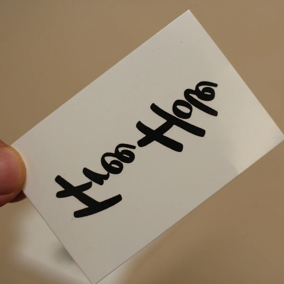 "Free Hole" Temporary Tattoo