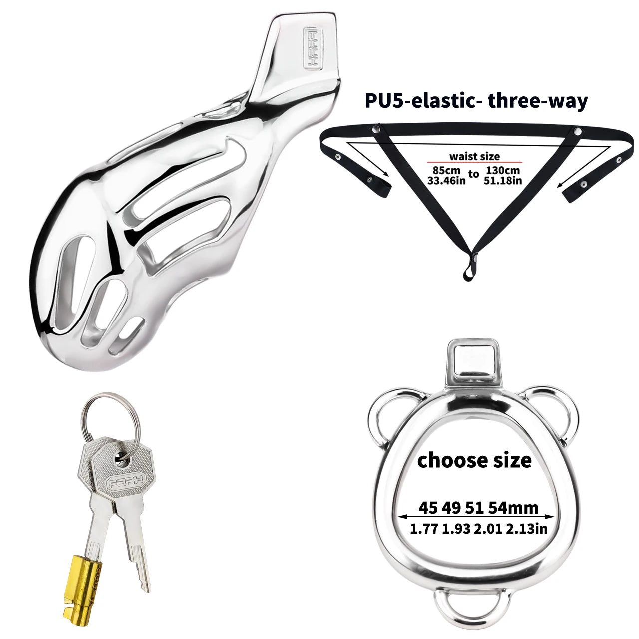 Celestial Cradle Premium Chastity Cage - Large