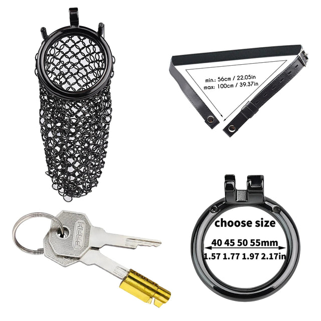 Iron Lattice Premium Chastity Cage
