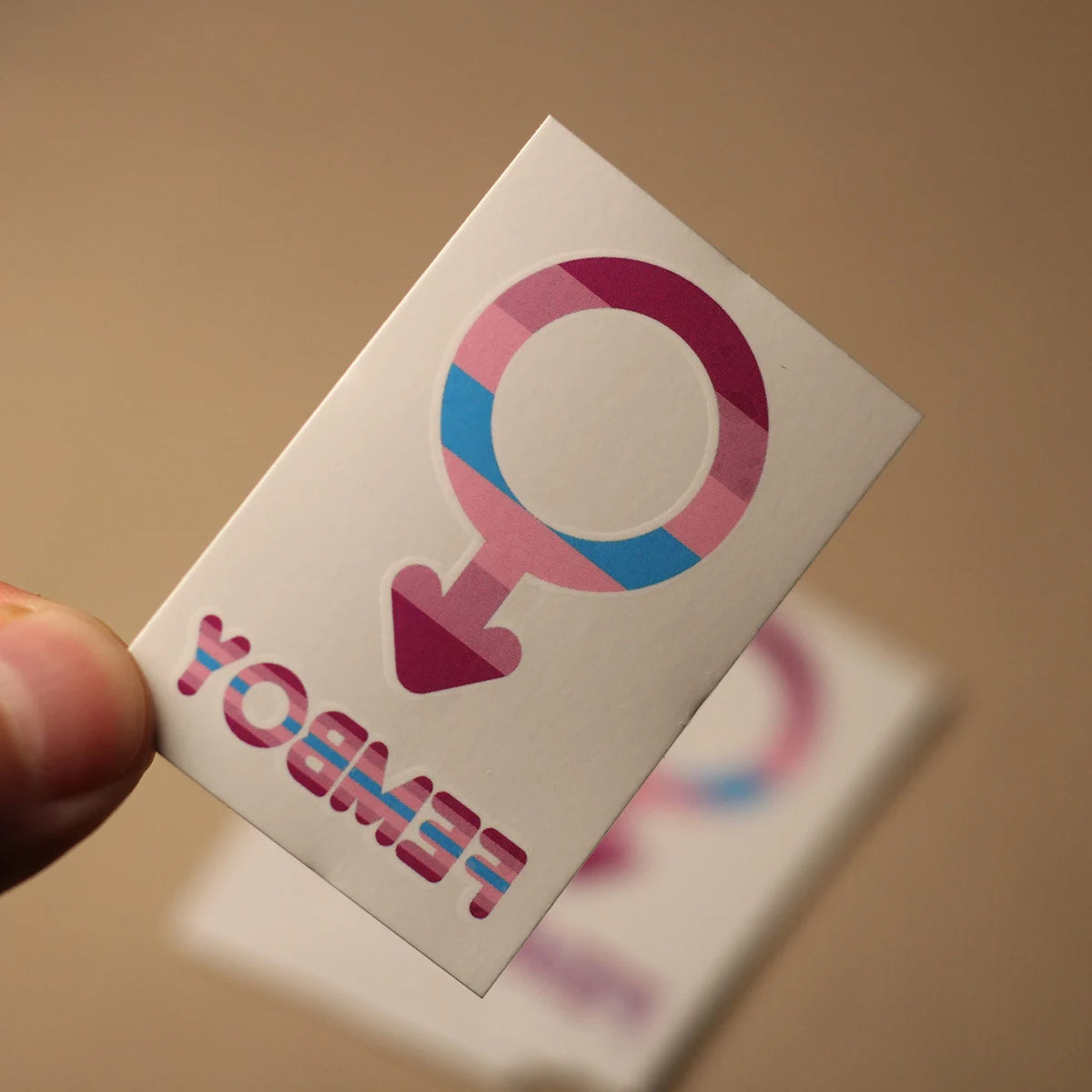 "Femboy" Temporary Tattoo