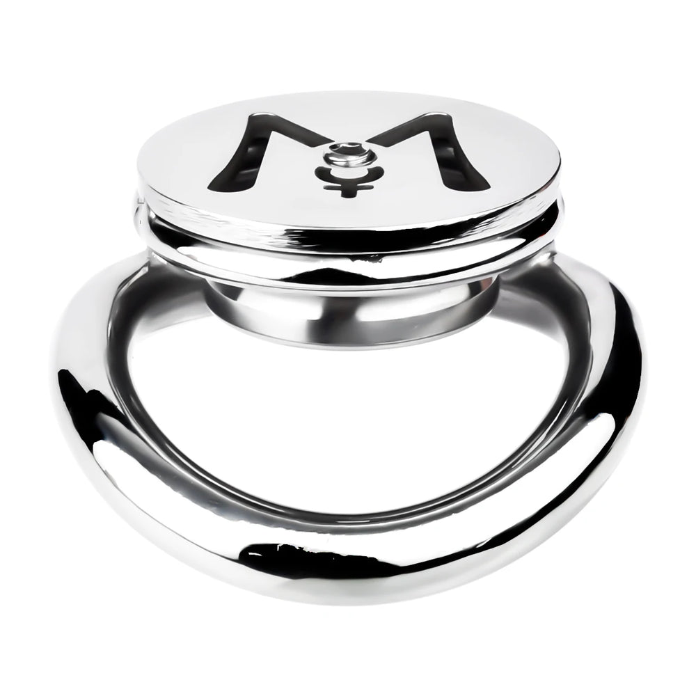 Flirty Fusion SS Chastity Cage + Passion Dildo