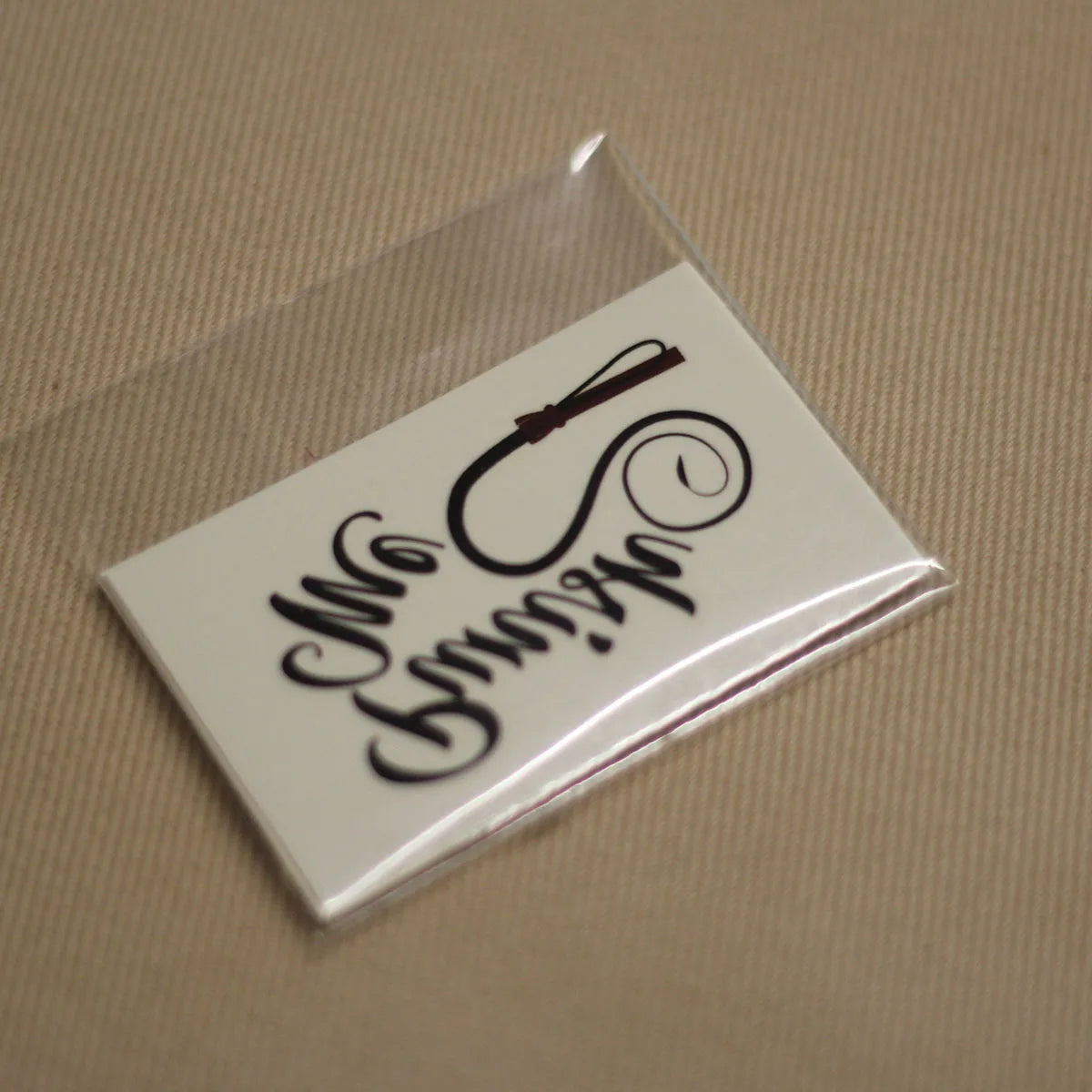 "Punish Me" Temporary Tattoo