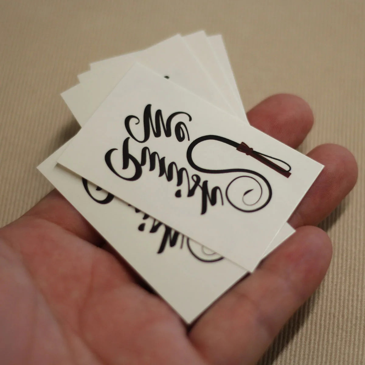 "Punish Me" Temporary Tattoo