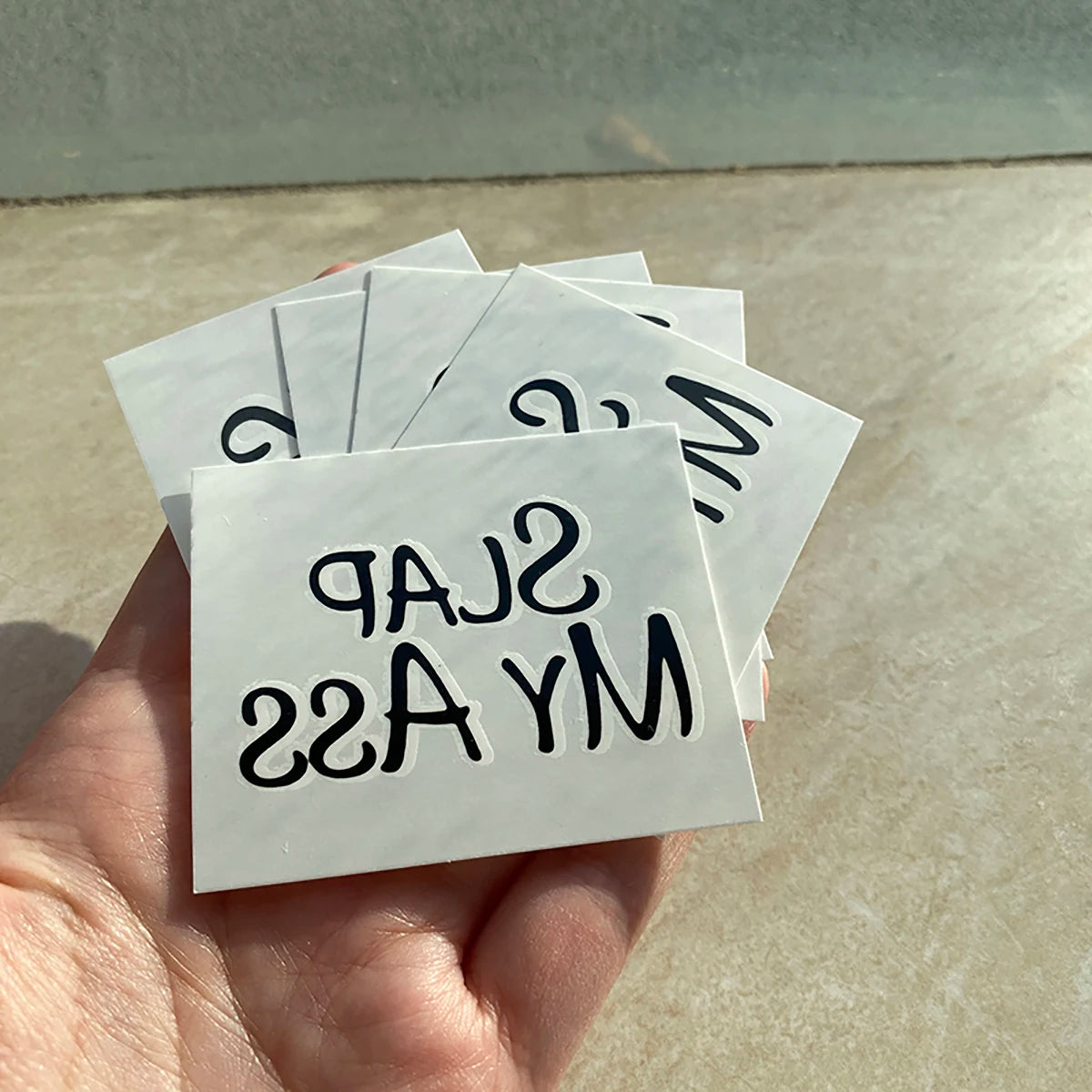 "Slap My Ass" Temporary Tattoo