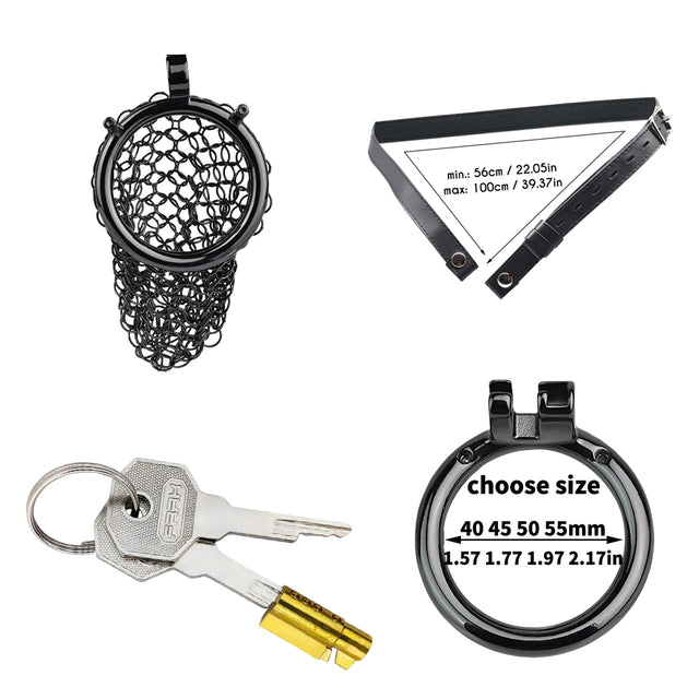 Iron Lattice Premium Chastity Cage