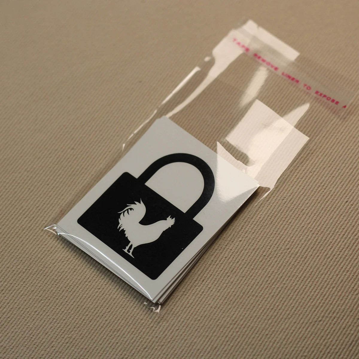 Cock Locked Temporary Tattoo