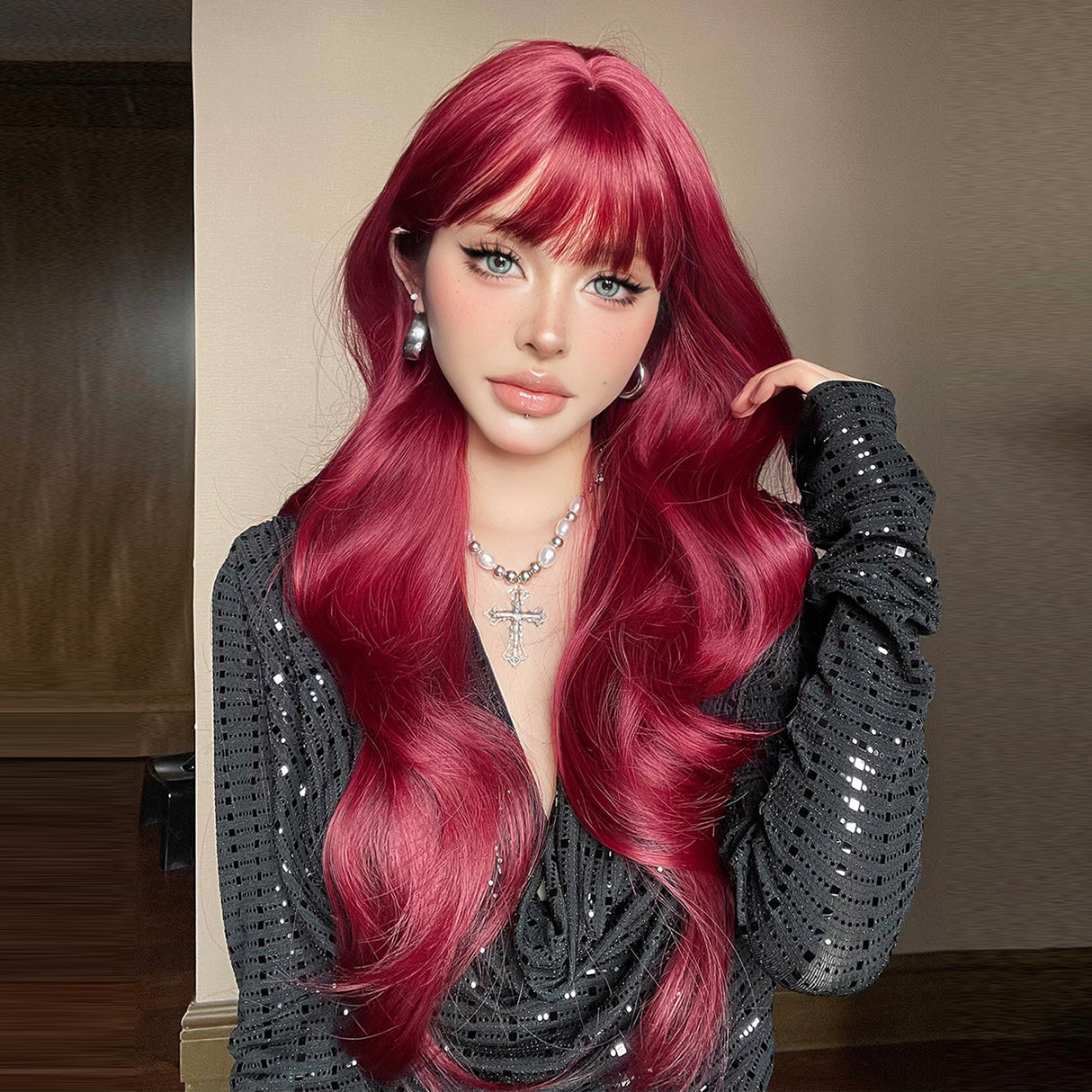 Seductress Ruby Synthetic Wig