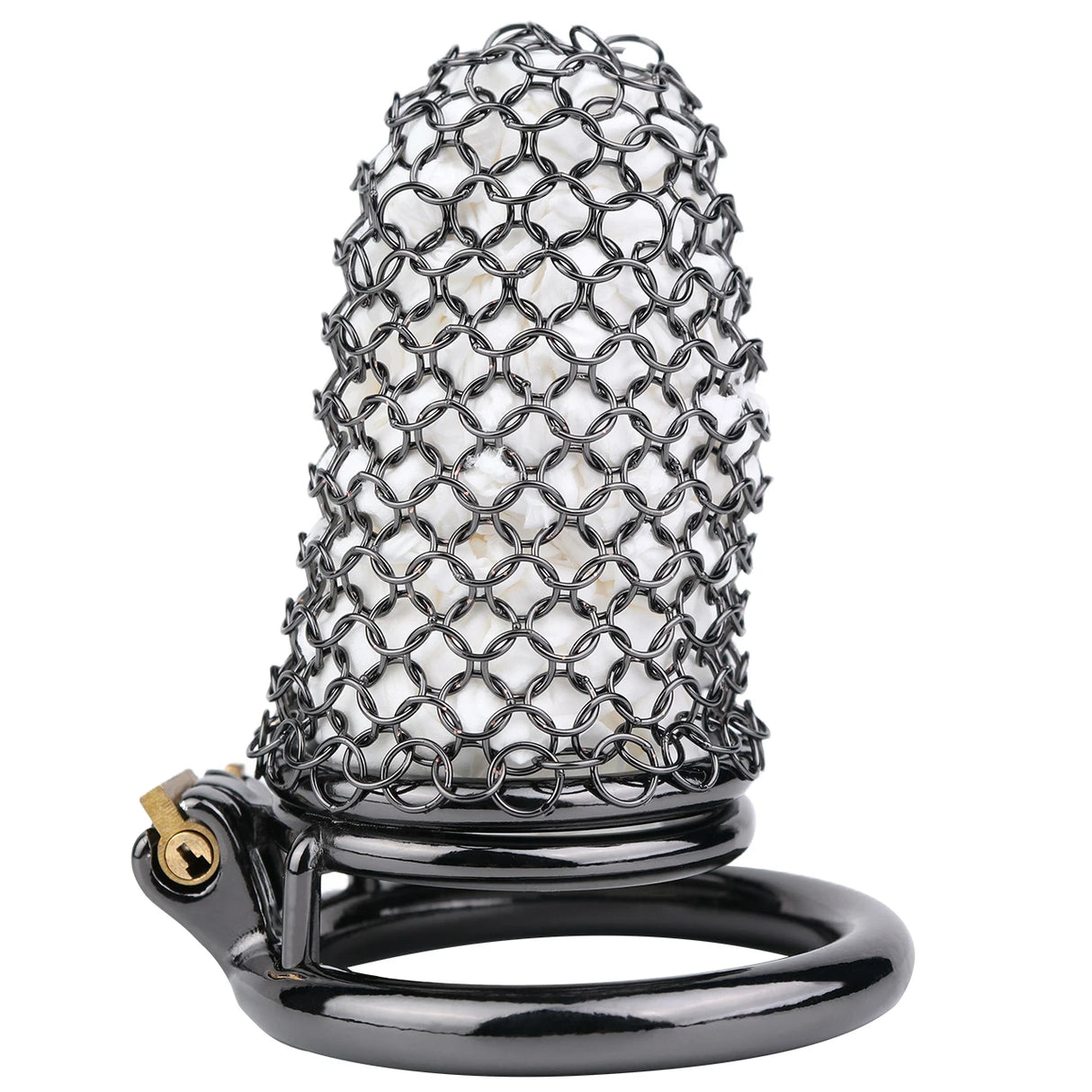 The Onyx Veil Chastity Cage