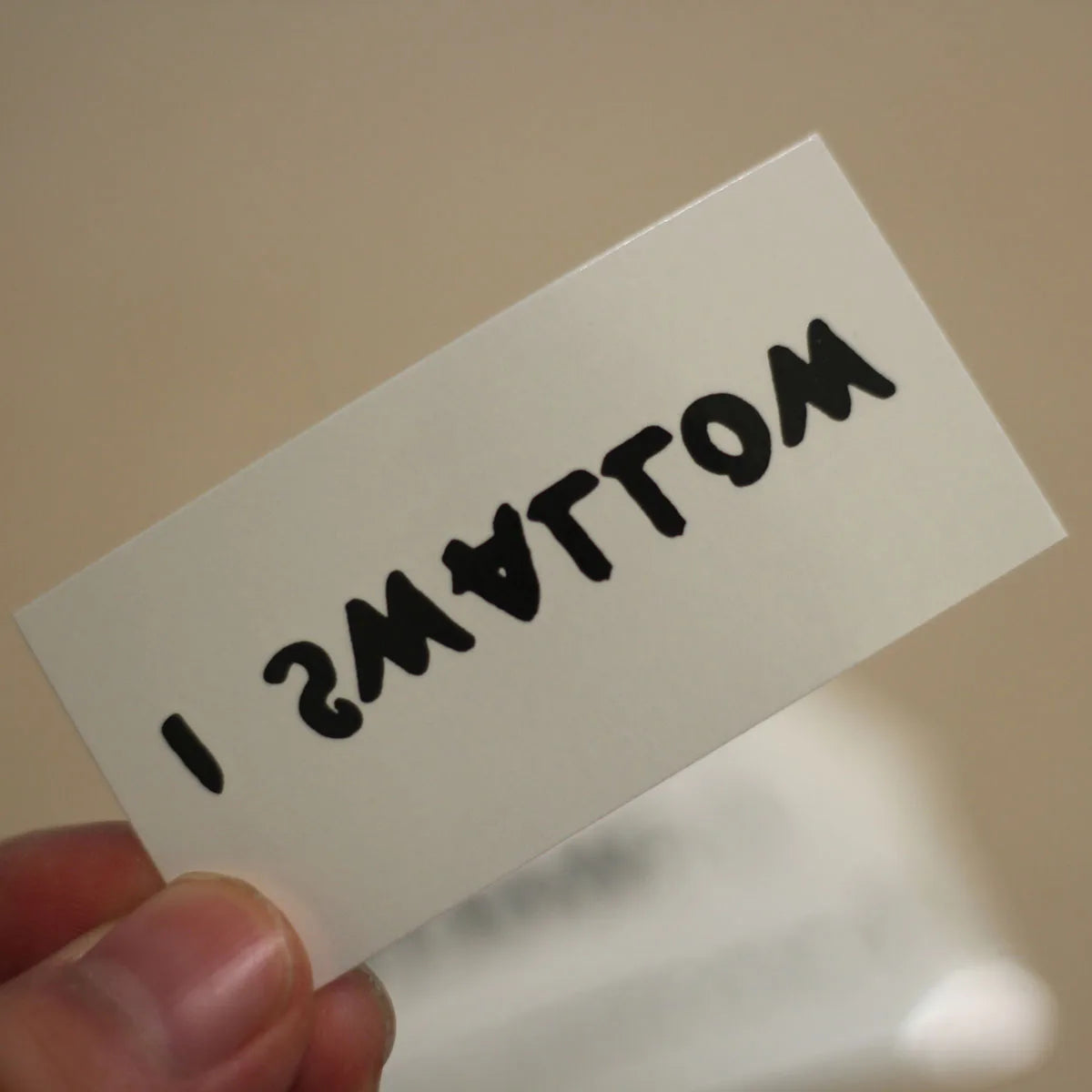 "I Swallow" Temporary Tattoo