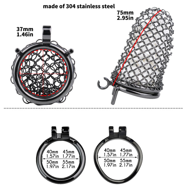 Iron Lattice Premium Chastity Cage