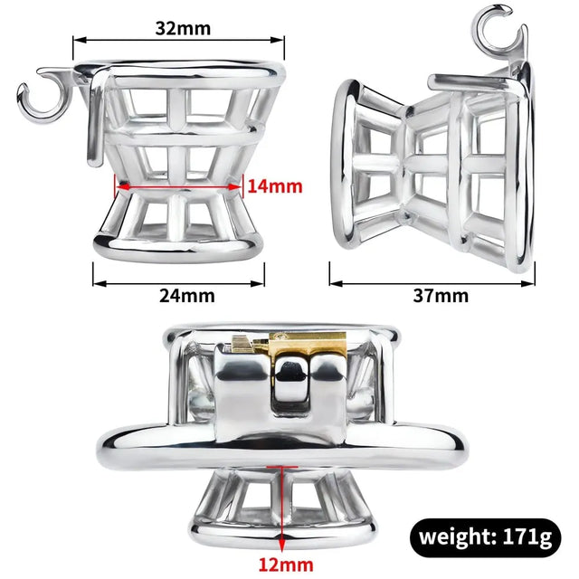 Vortex Fortress Premium Chastity Cage