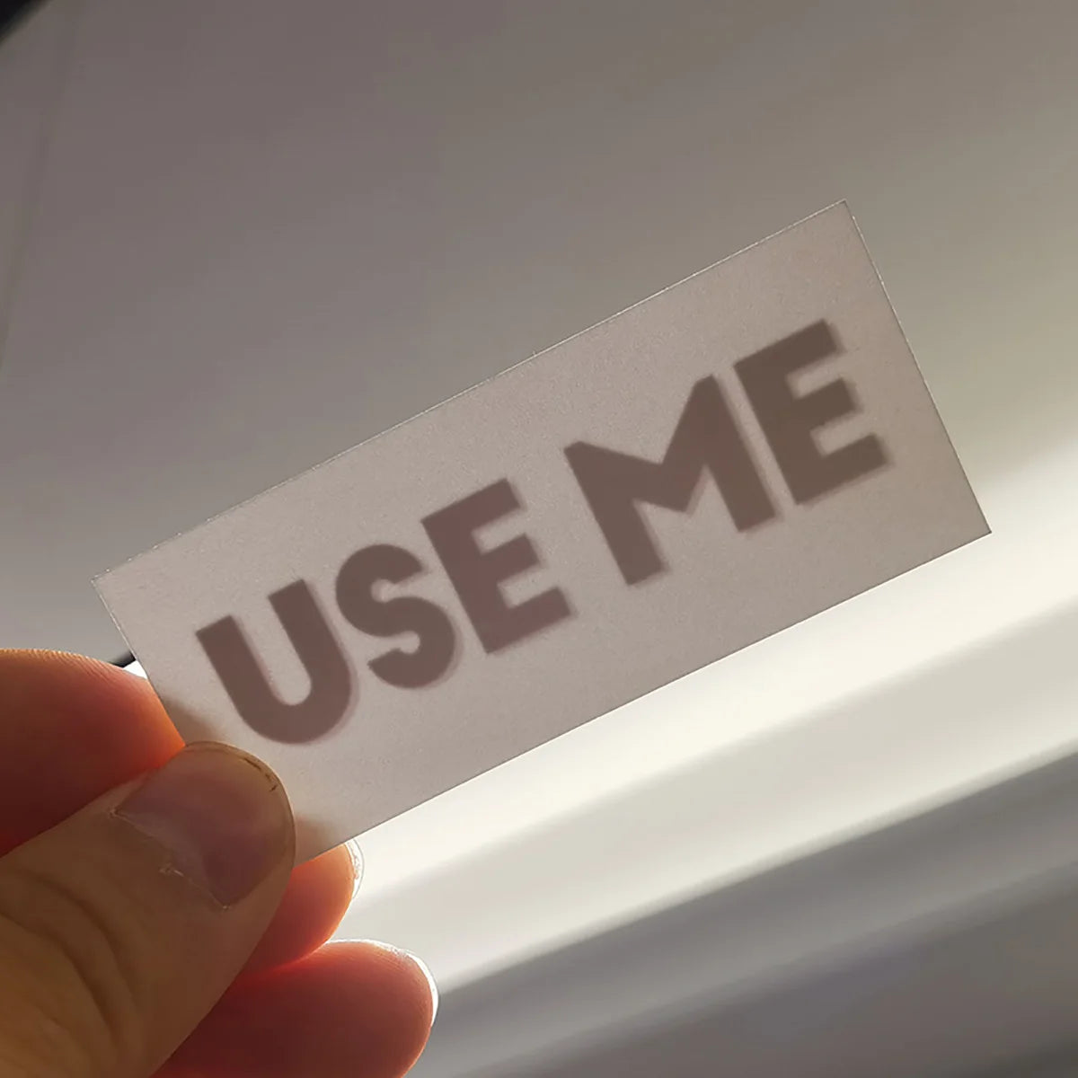 "Use Me" Temporary Tattoo