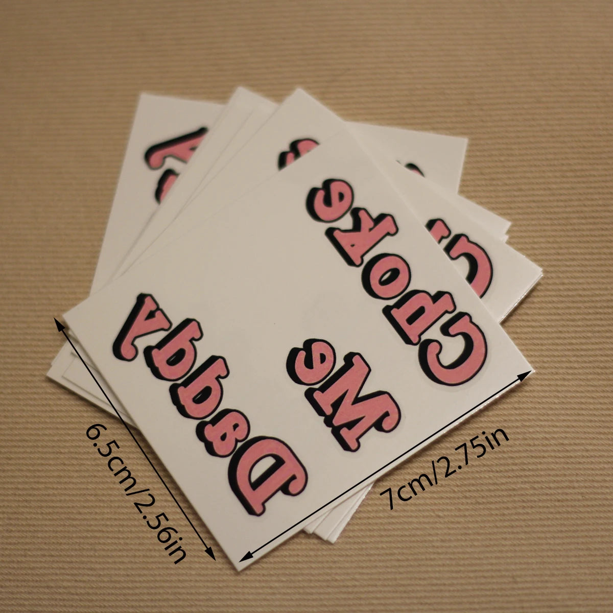 "Choke Me Daddy" Temporary Tattoo