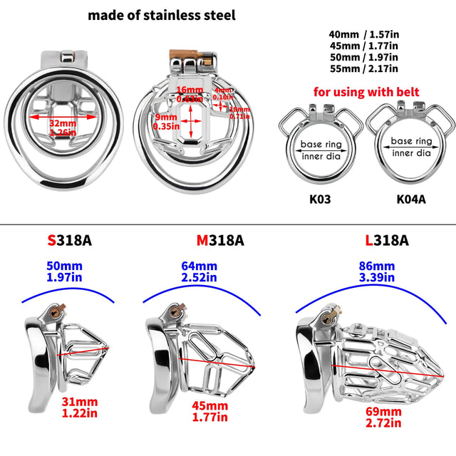 Topology Premium Chastity Cage