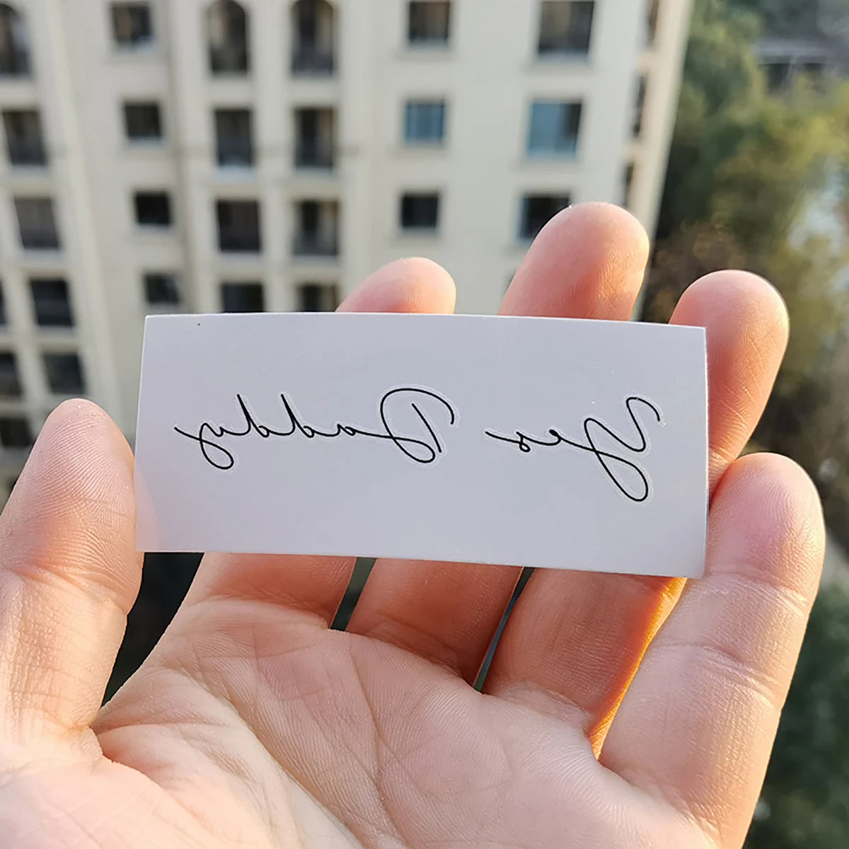 "Yes Daddy" Temporary Tattoo