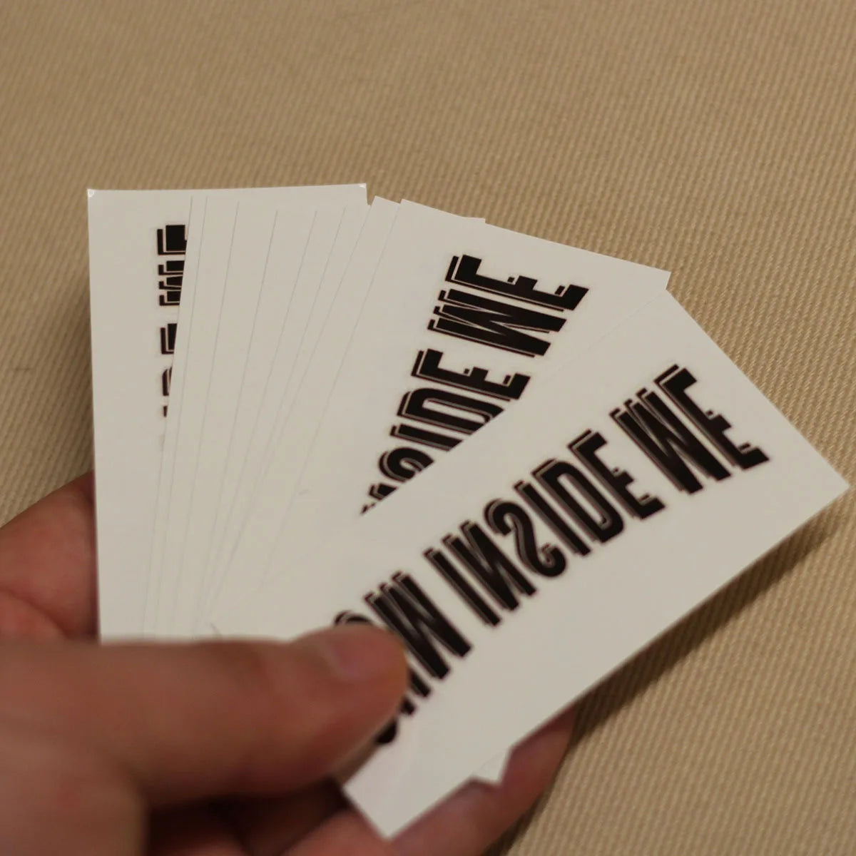 "Cum Inside Me" Temporary Tattoo