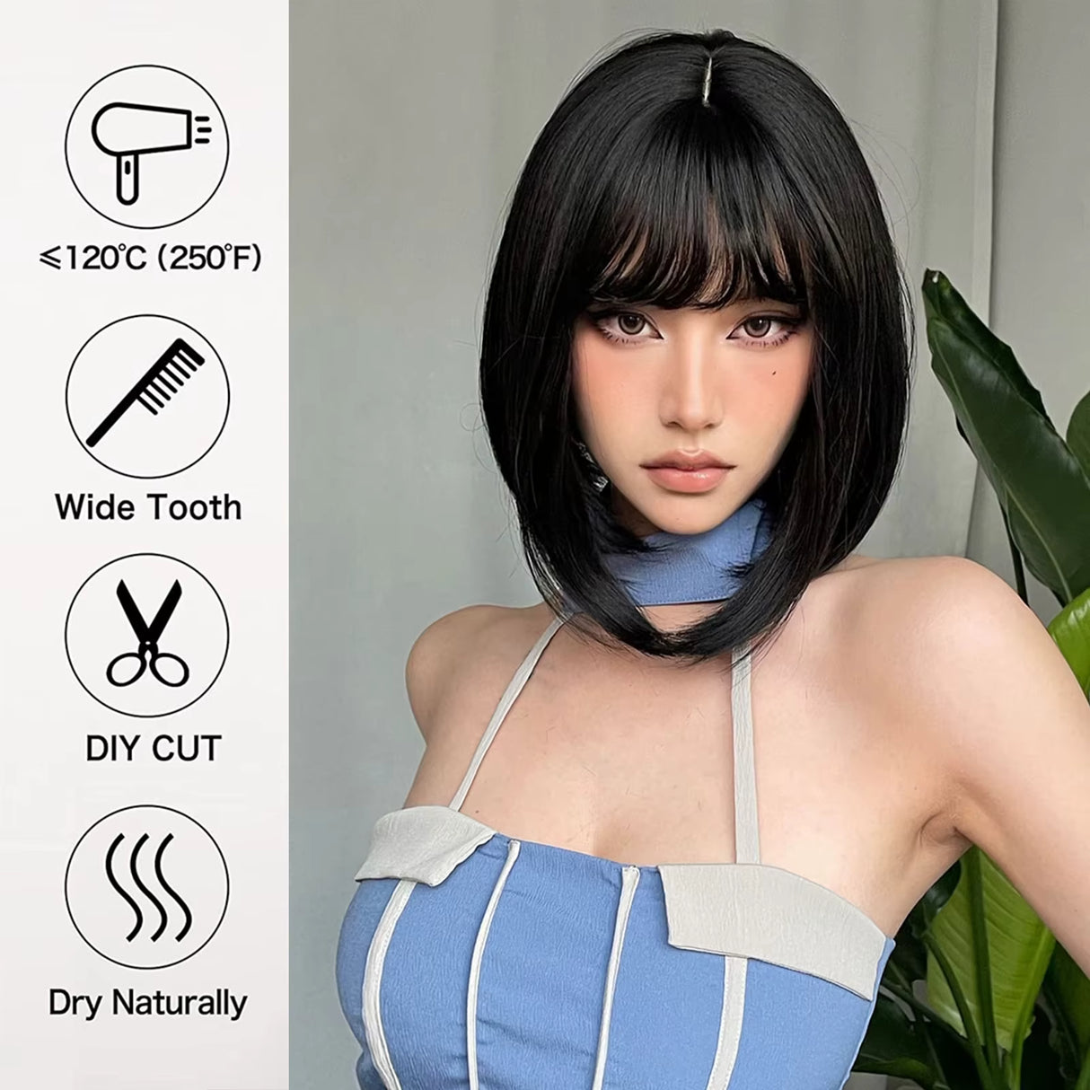 Sleek Pixie Synthetic Wig