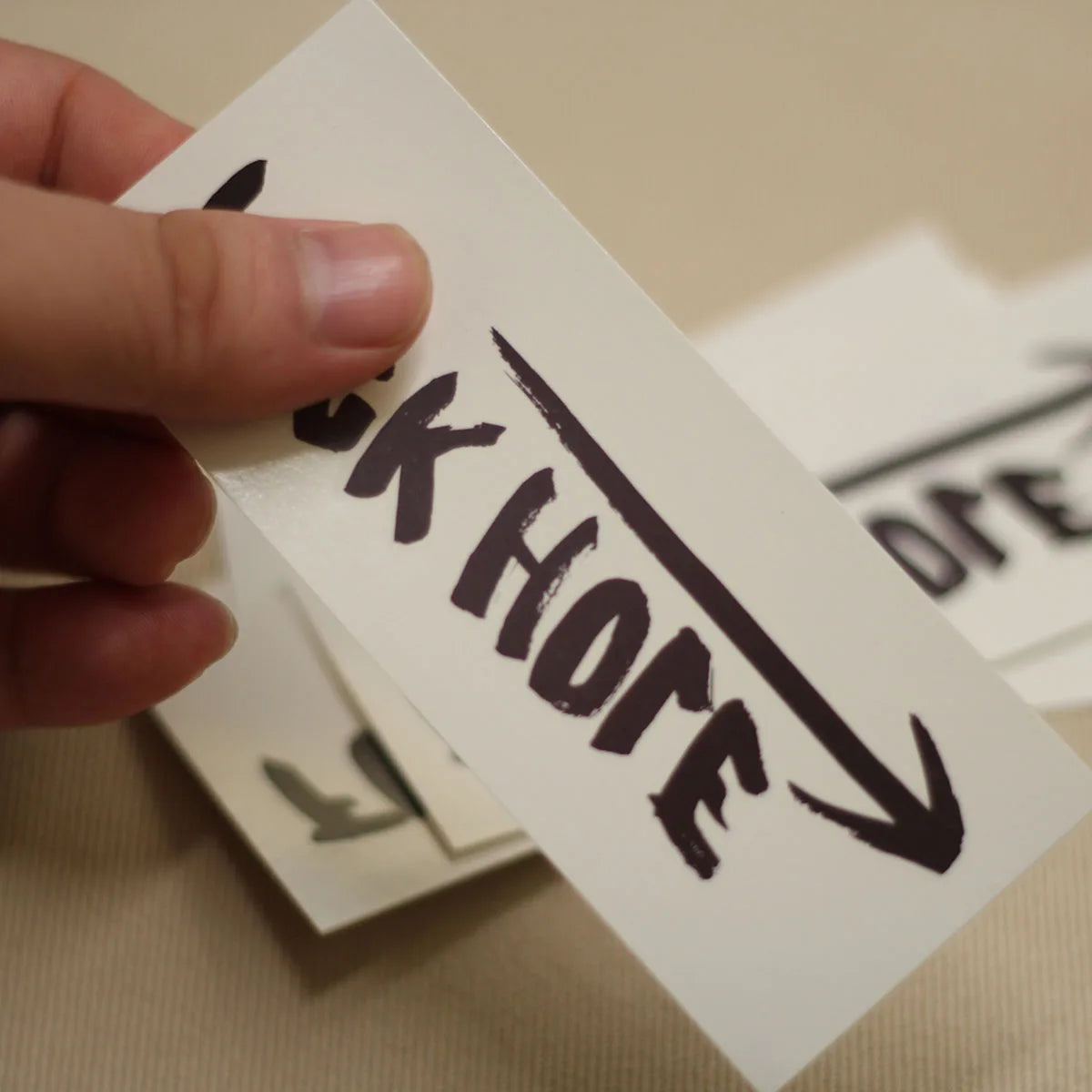 "Fuck Hole" Temporary Tattoo