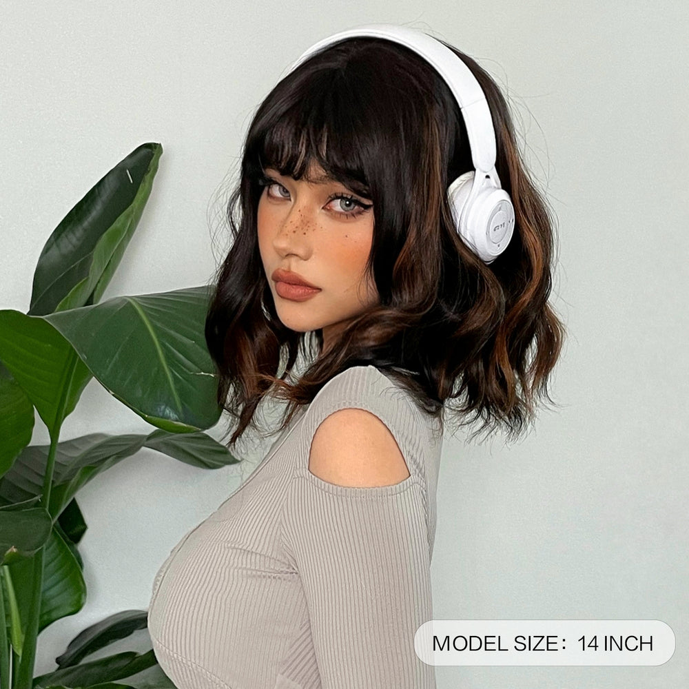 Ebony Glow Synthetic Wig