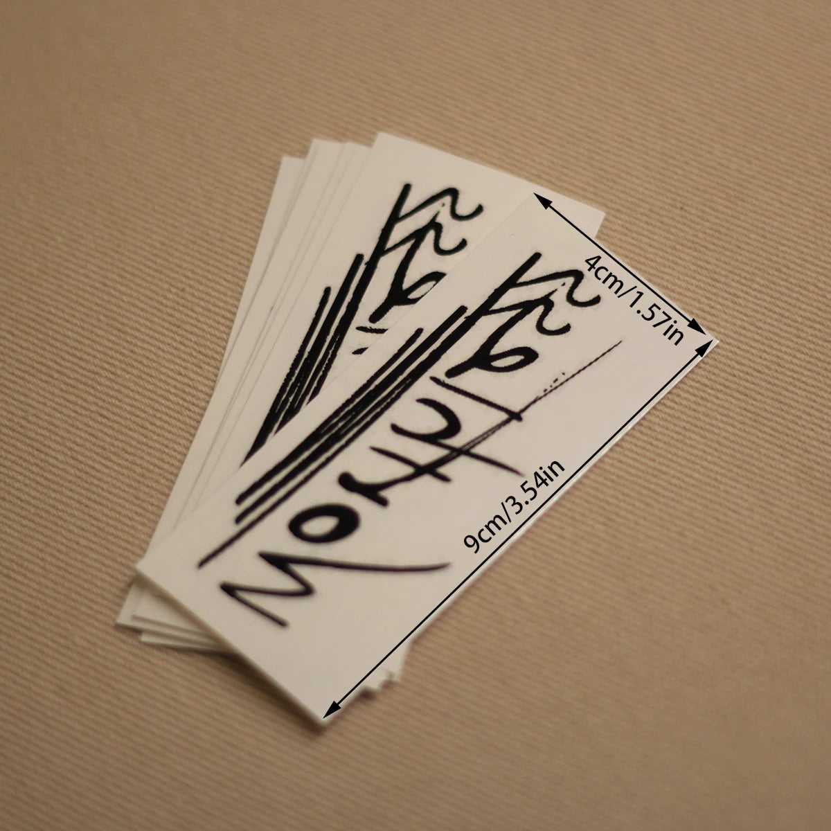 "Worthless" Temporary Tattoo