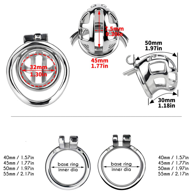 Open Eclipse Premium Chastity Cage