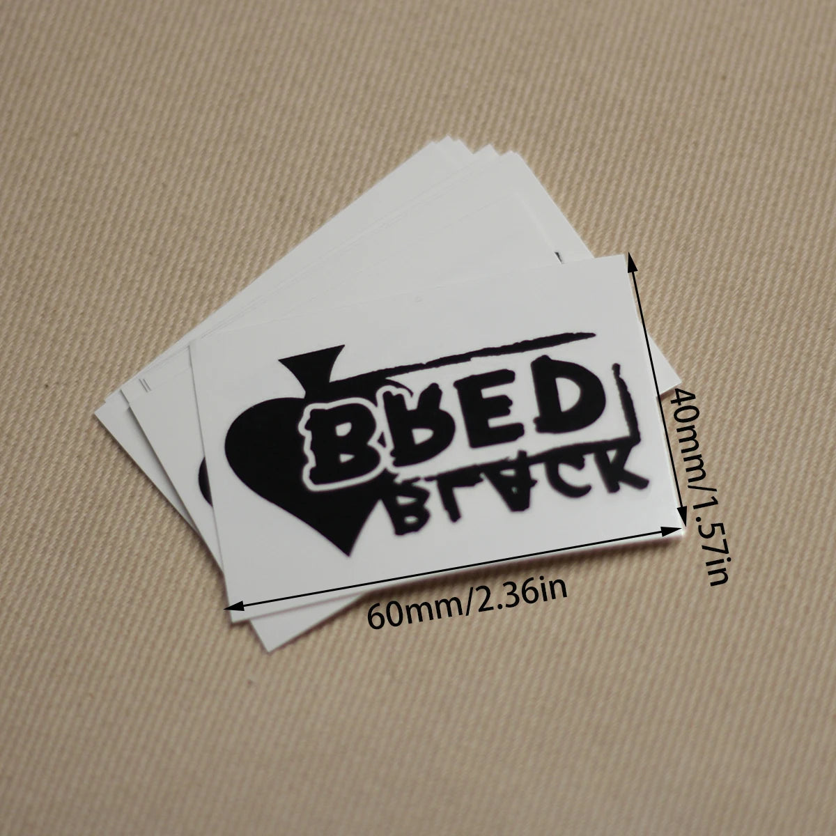 "Black Bred" Temporary Tattoo