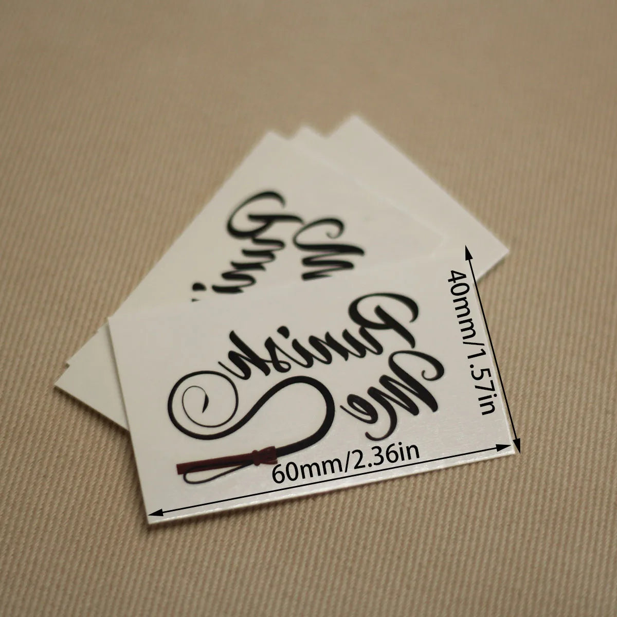 "Punish Me" Temporary Tattoo