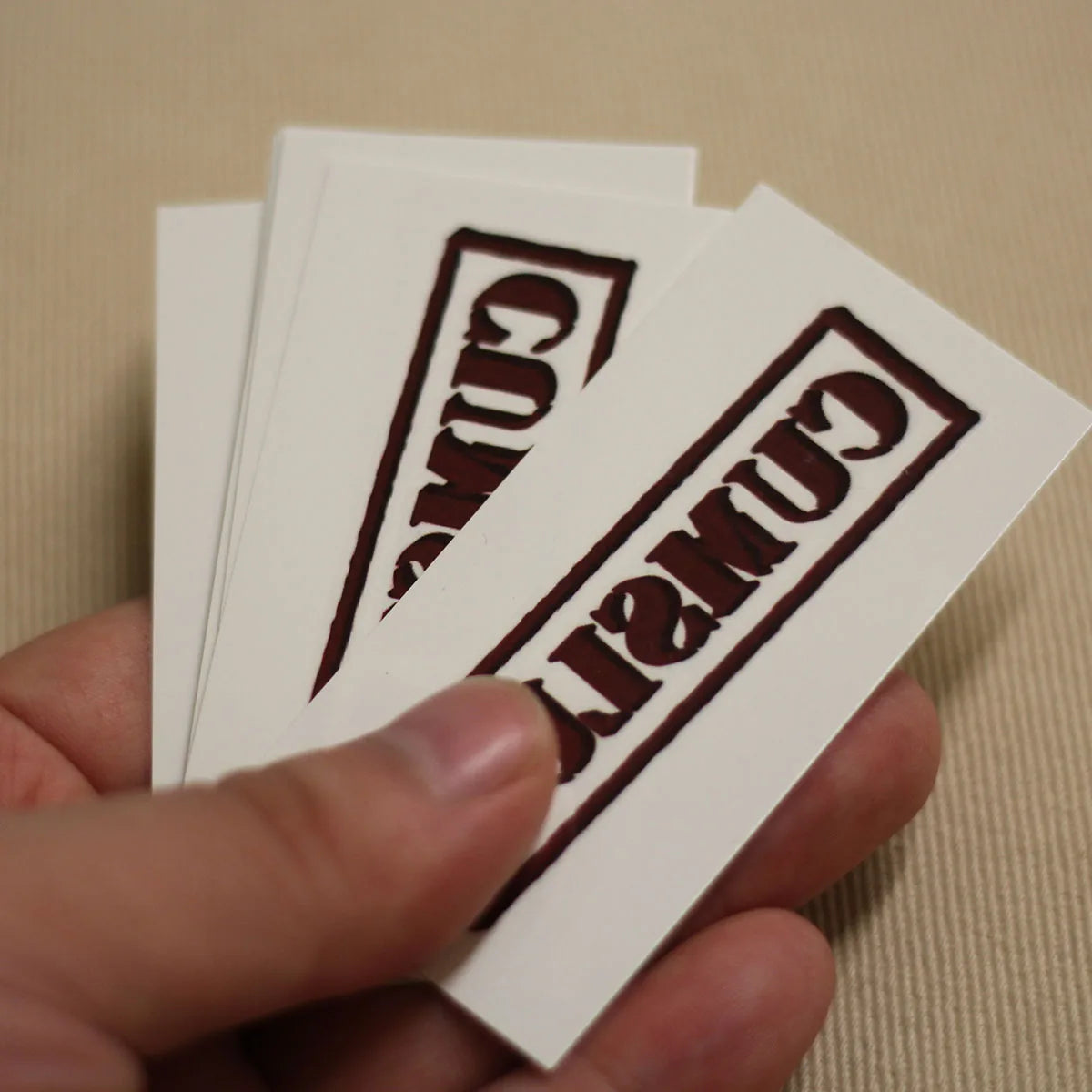 "Cum Slut" Temporary Tattoo