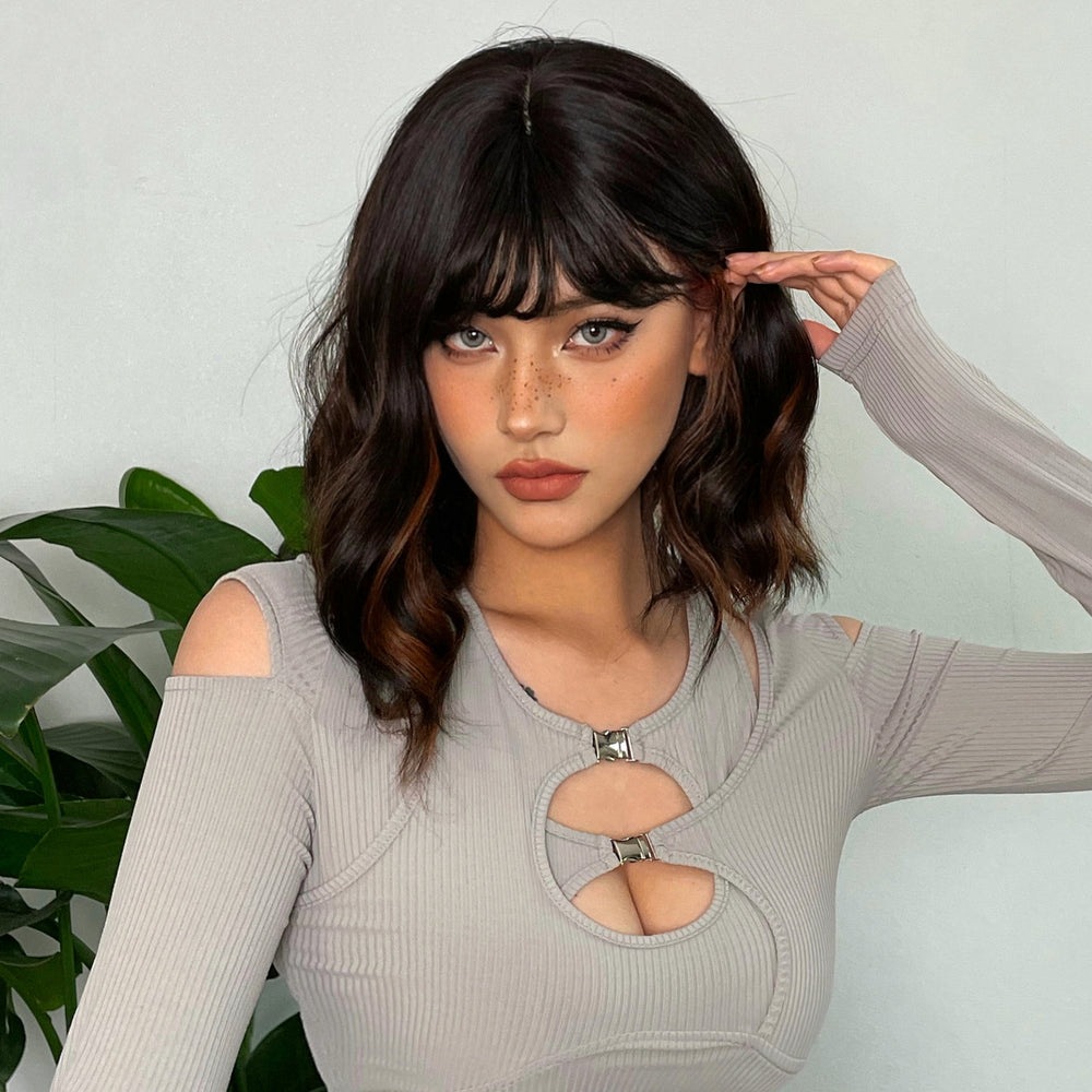 Ebony Glow Synthetic Wig