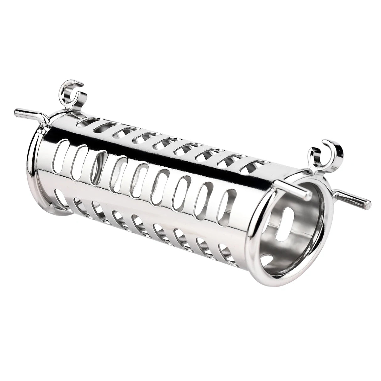TwinLock Stainless Steel Chastity Cage