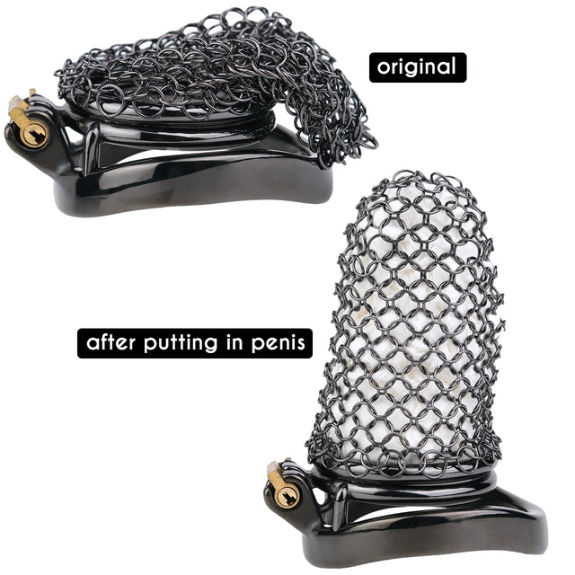 Iron Lattice Premium Chastity Cage