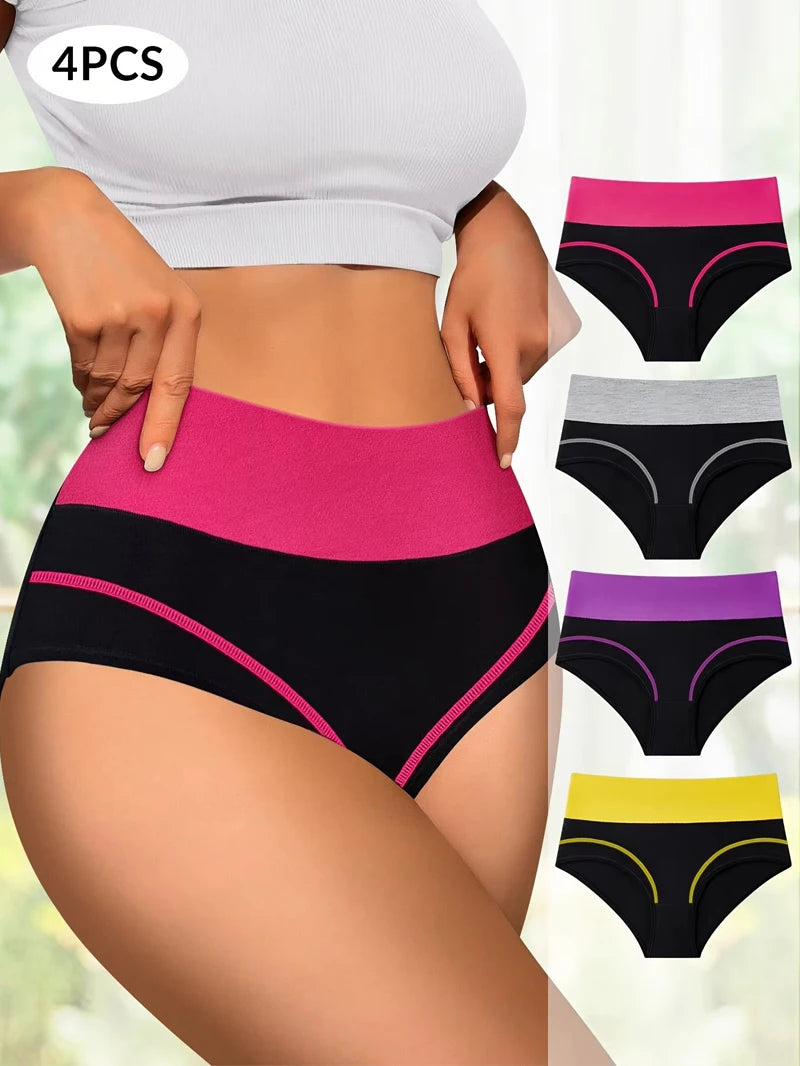 High Waist Body Shaper Briefs - 4pk