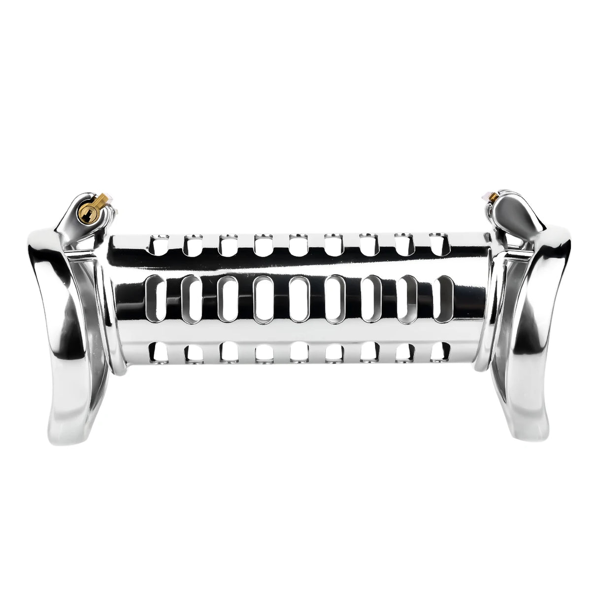 TwinLock Stainless Steel Chastity Cage