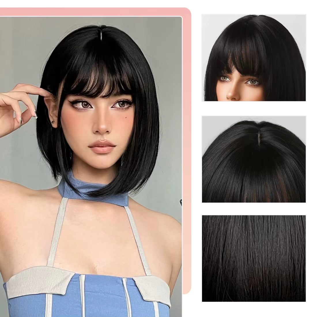 Sleek Pixie Synthetic Wig