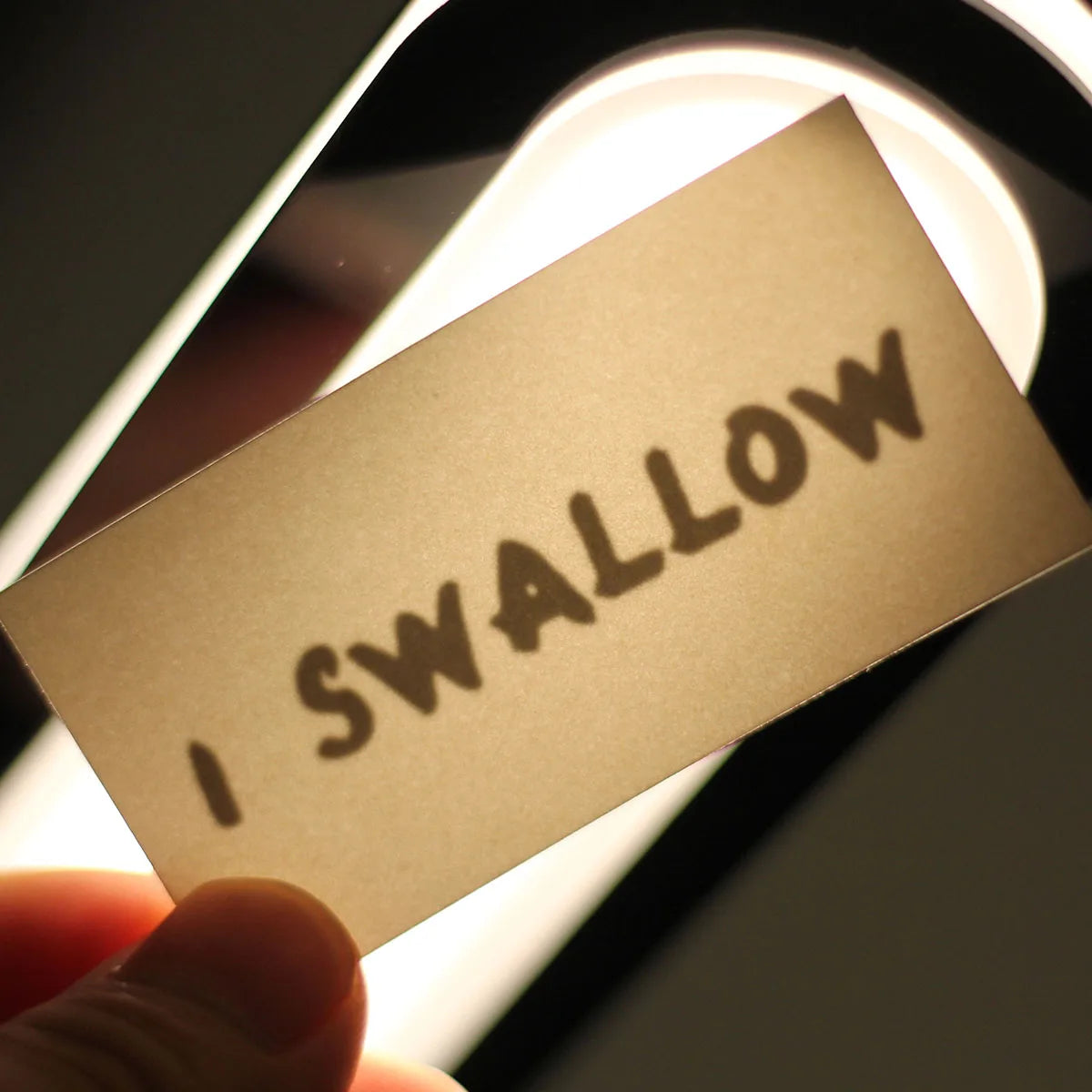 "I Swallow" Temporary Tattoo