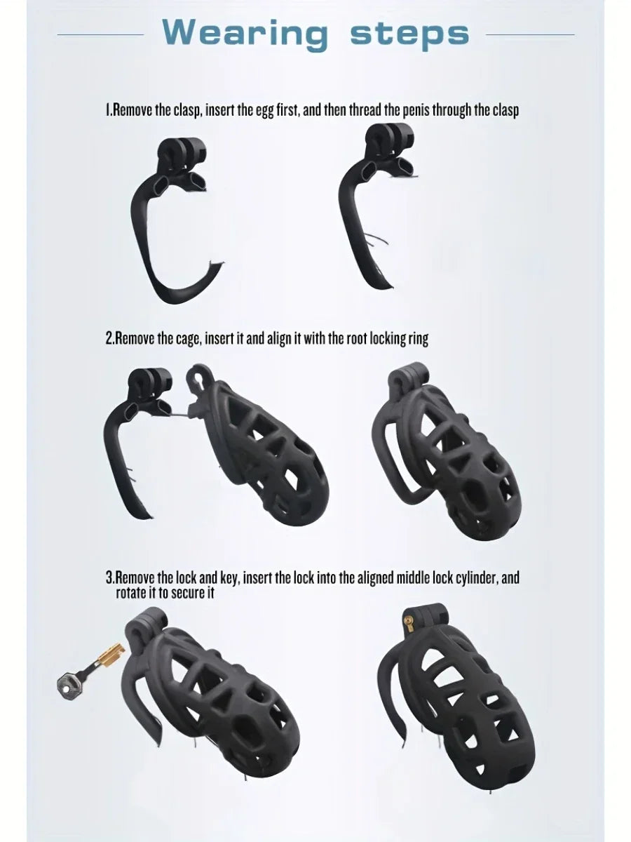 Titan Grip Chastity Cage