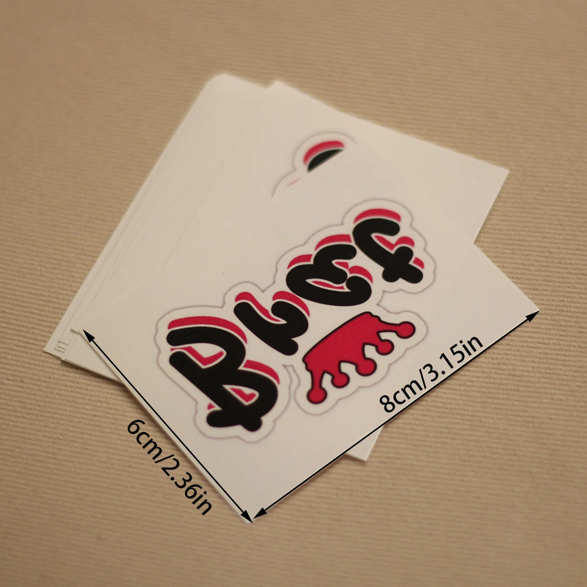 "Brat" Temporary Tattoo